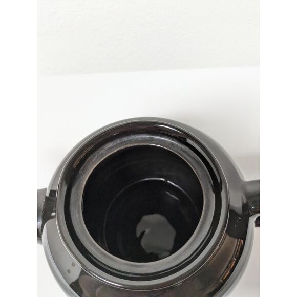 Old Amsterdam 1701 Porcelain Works Ceramic Black Tea Pot Lead Free with Lid - Picture 6 of 8